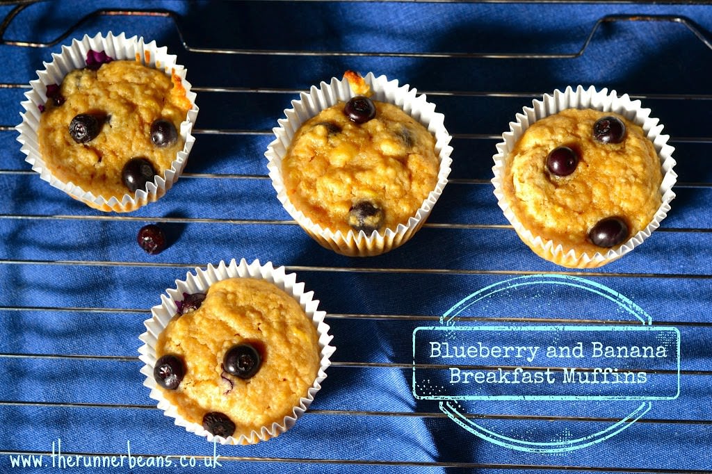 Blueberry-and-banana-Breakfast-Muffins