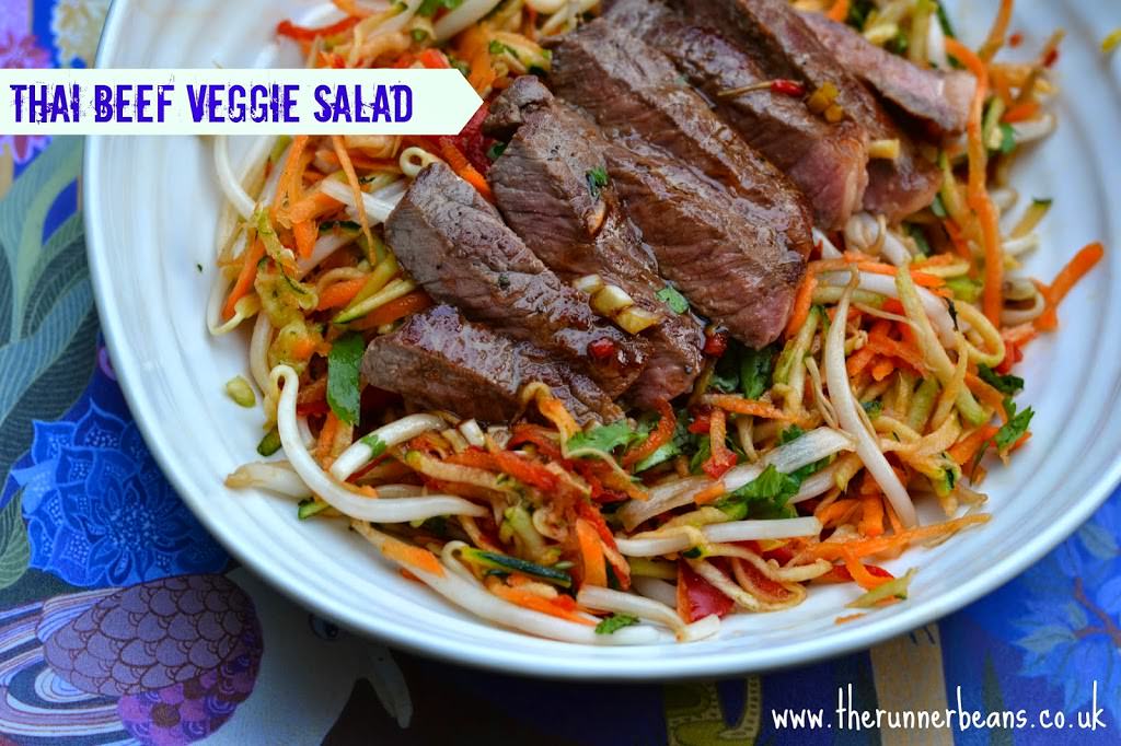 Thai Beef Veggie Salad Recipe