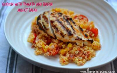 Chicken with Tomato and Bacon Millet Salad