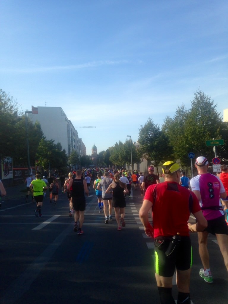 starting the berlin marathon