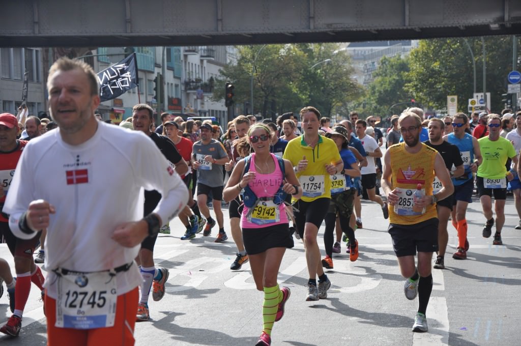 struggling at 37k in berlin marathon