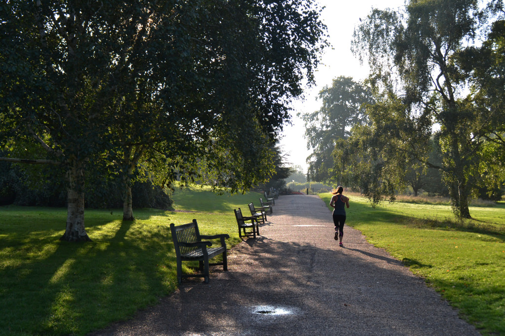 Running in Hyde Park London