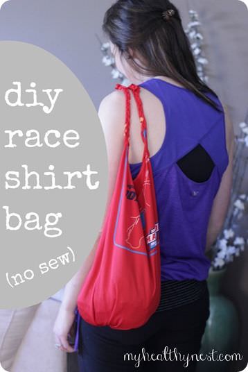 race t-shirt bag