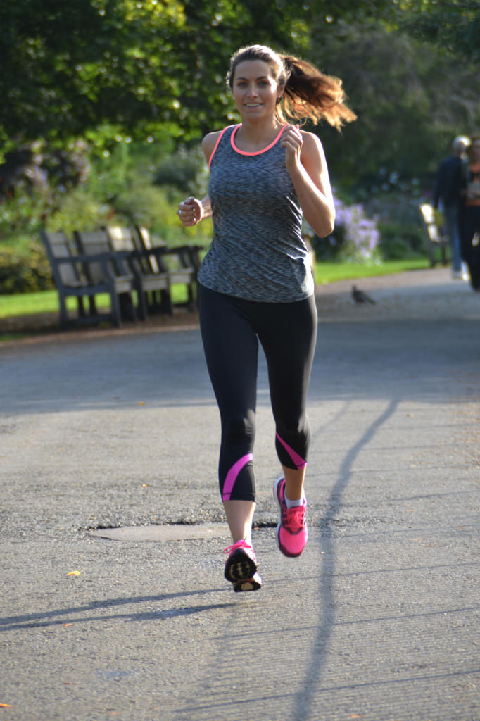 Running in St James park London