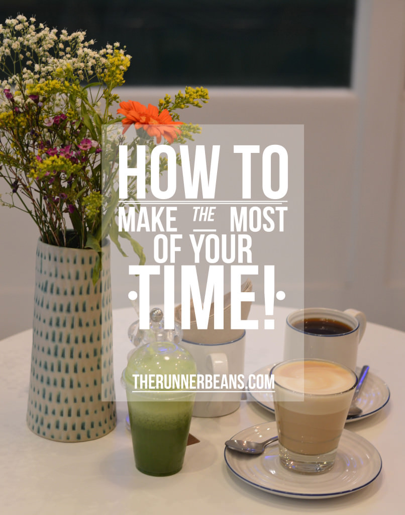 how to make the most of your time - the runner beans - charlie watson