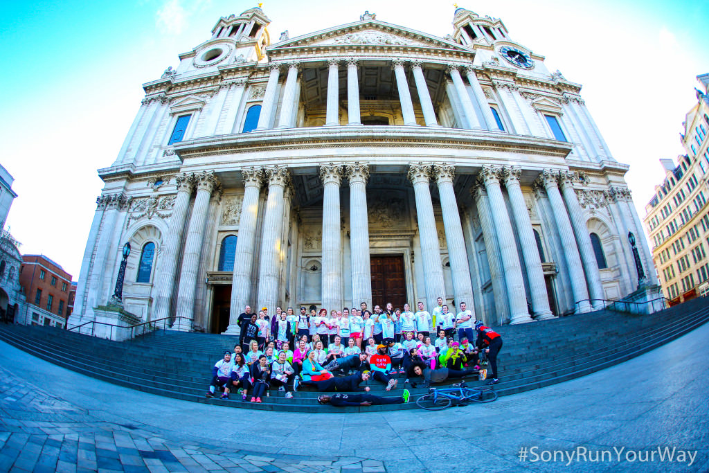 Runners St Paul's Cathedral