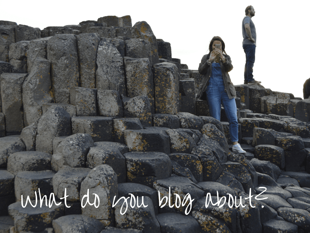 What do you blog about?