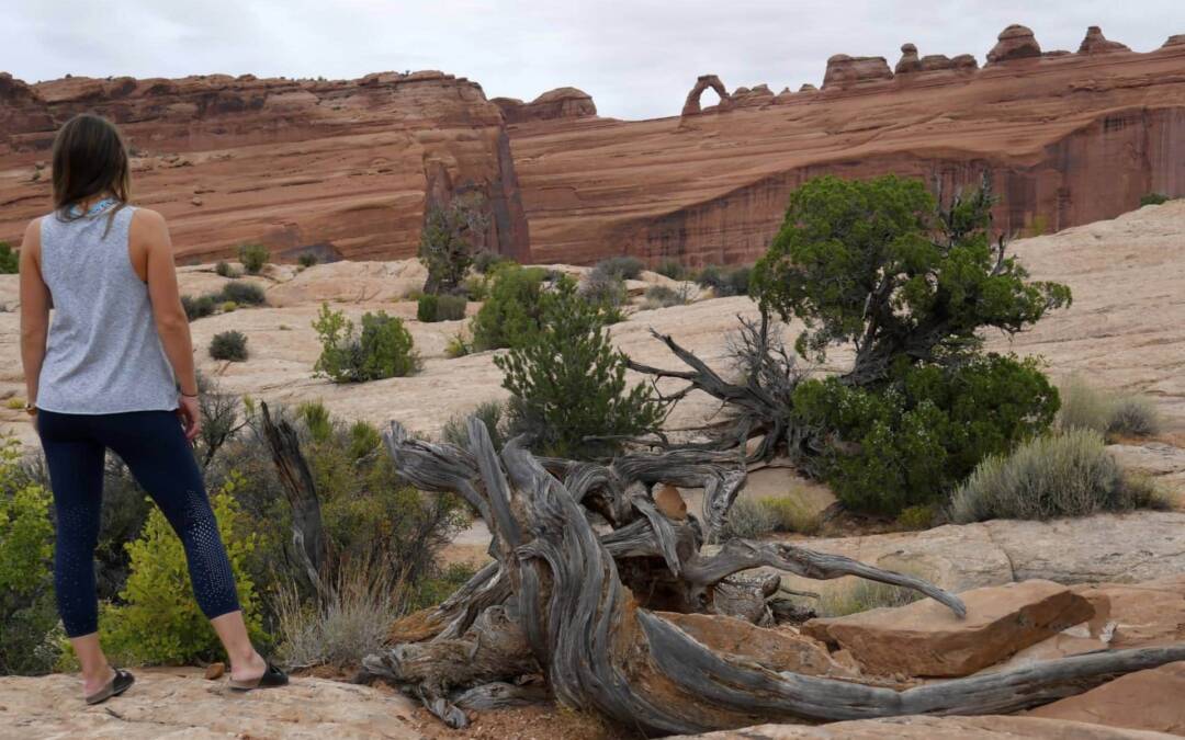 Hiking in Arches National Park, Moab